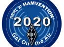 The ARRL 2020 Hamvention button.
